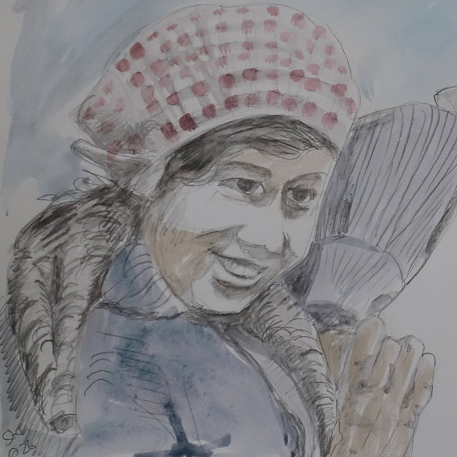 Ausschnitt Portrait Katherine Stinson